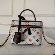 Louis Vuitton GAME ON VANITY PM BAG White High