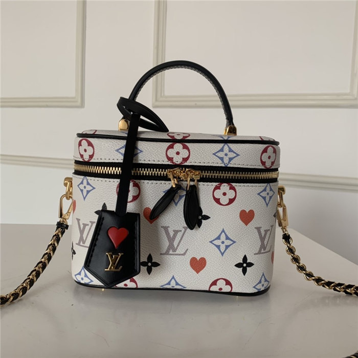 Louis Vuitton GAME ON VANITY PM BAG White High