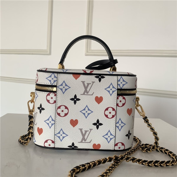 Louis Vuitton GAME ON VANITY PM BAG White High