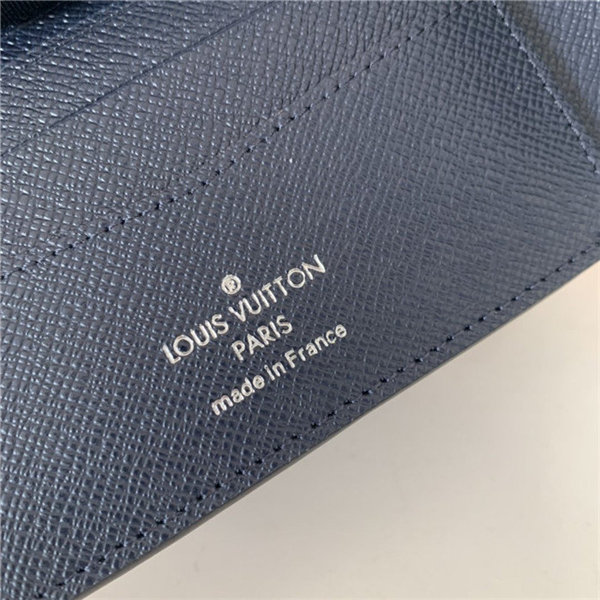 Louis Vuitton SLENDER WALLET Taiga Blue High