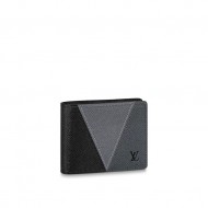 Louis Vuitton SLENDER WALLET Taiga Grey High