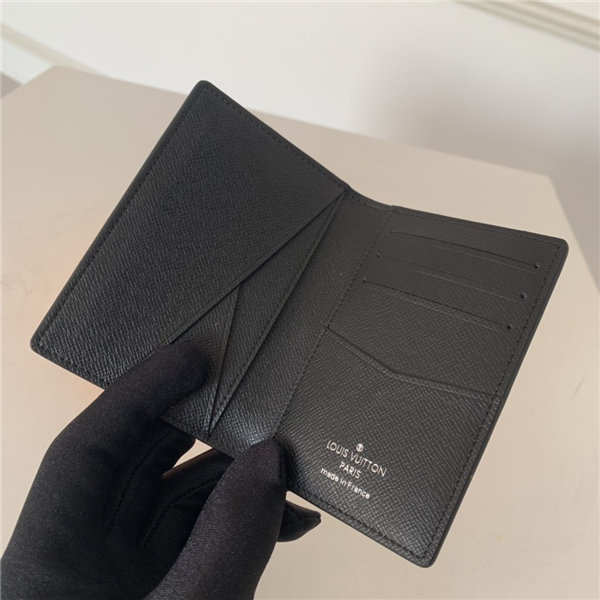 Louis Vuitton POCKET ORGANIZER Taiga Grey High