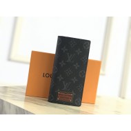 Louis Vuitton BRAZZA WALLET Monogram Eclipse High