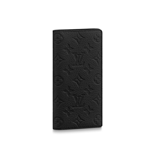 Louis Vuitton BRAZZA WALLET Taurillon Monogram High