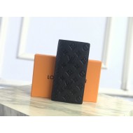 Louis Vuitton BRAZZA WALLET Taurillon Monogram High