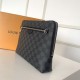 Louis Vuitton NEW POUCH Damier Graphite High