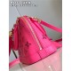 Louis Vuitton Alma BB Bag Calfskin Monogram Embroidrey M22878 Fuchsia High