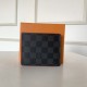 Louis Vuitton MULTIPLE WALLET Damier Graphite Red High