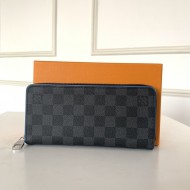 Louis Vuitton ZIPPY WALLET VERTICAL Damier Graphite Blue High