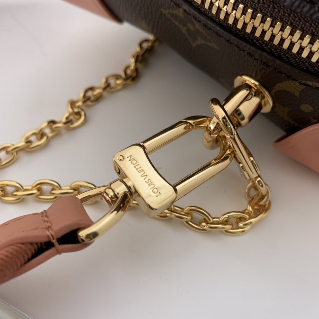 Louis Vuitton PETITE MALLE SOUPLE Monogram Peach High