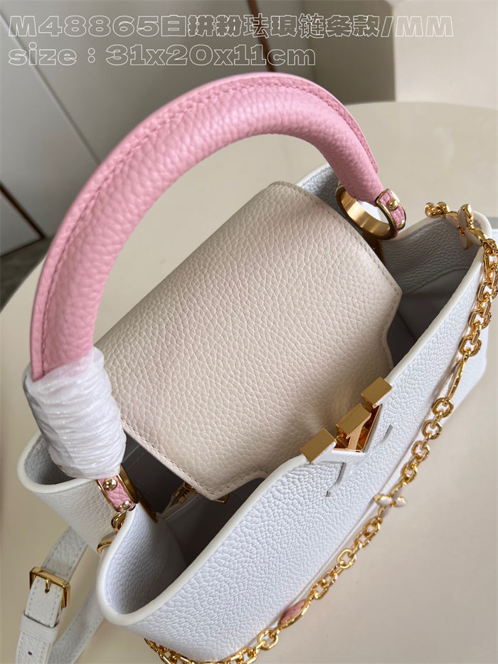 Louis Vuitton Capucines MM Taurillon leather M48865 Pink High