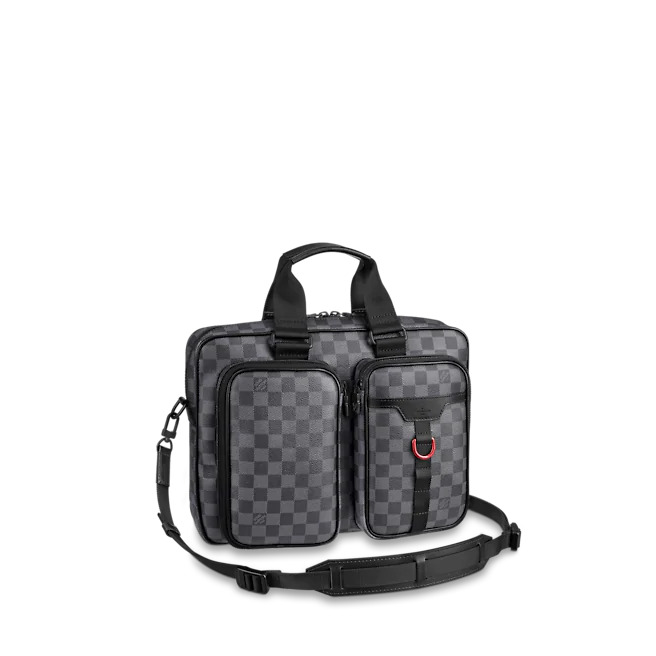 Louis Vuitton UTILITY BUSINESS BAG Damier Graphite High