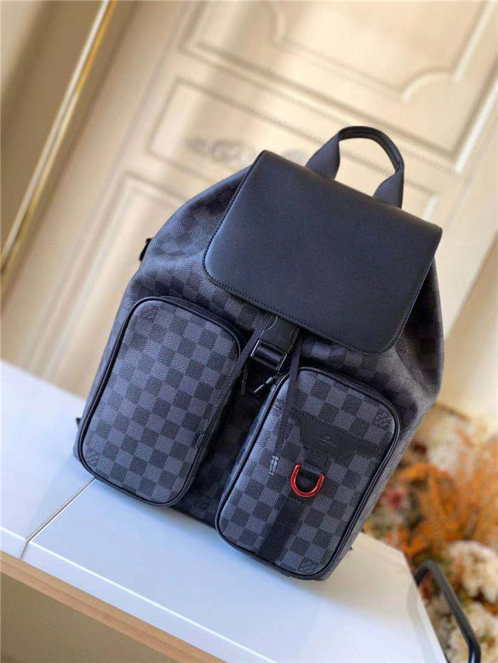 Louis Vuitton UTILITY BACKPACK Damier Graphite High