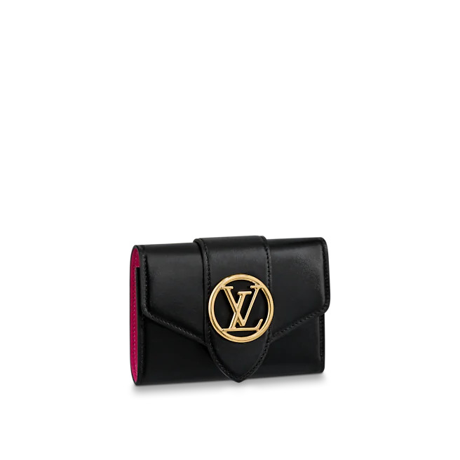 Louis Vuitton LV PONT 9 COMPACT WALLET Black High