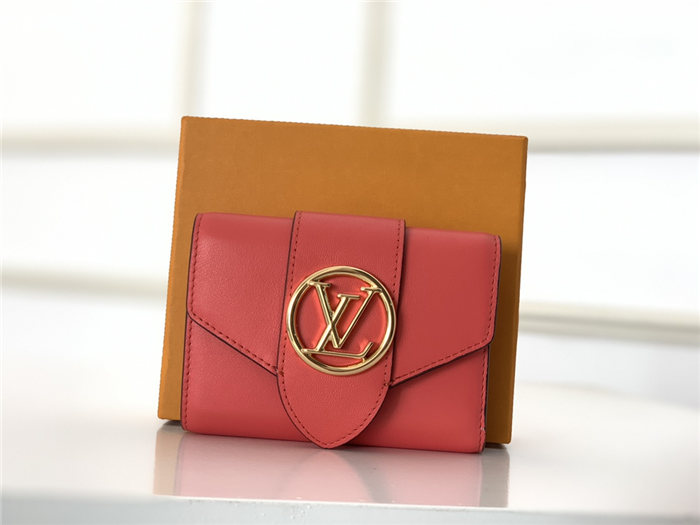 Louis Vuitton LV PONT 9 COMPACT WALLET Dahlia High