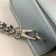 Louis Vuitton LOCKME CLUTCH Blue High