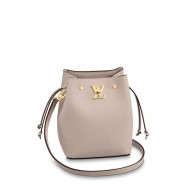 Louis Vuitton NANO LOCKME BUCKET Beige High