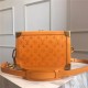 Louis Vuitton SOFT TRUNK Monogram Denim Mustard High