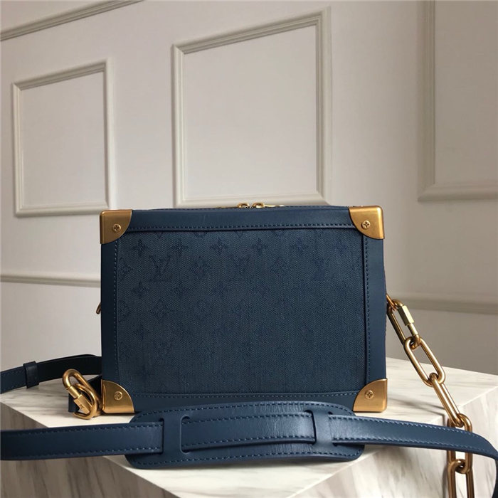 Louis Vuitton SOFT TRUNK Monogram Denim Navy High