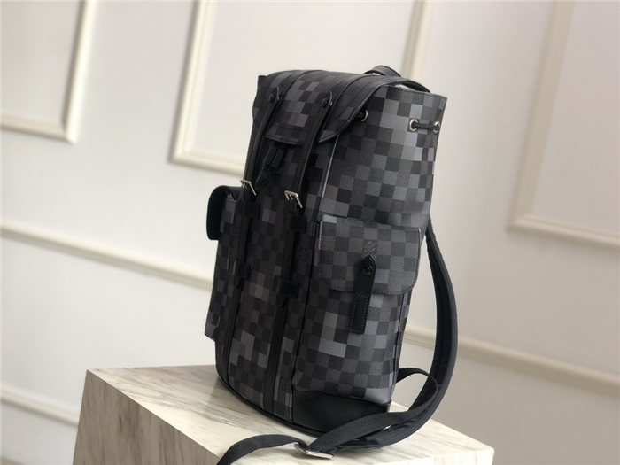 Louis Vuitton CHRISTOPHER PM Pixel Grey High