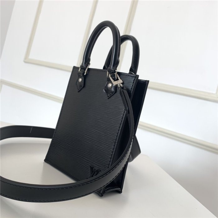 Louis Vuitton PETIT SAC PLAT Epi Black High