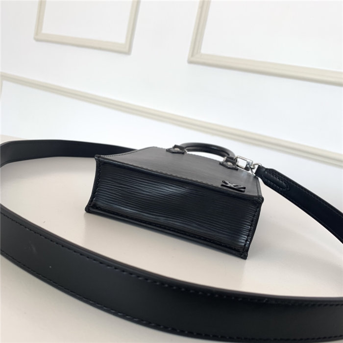 Louis Vuitton PETIT SAC PLAT Epi Black High