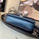 Louis Vuitton POCHETTE MÉTIS Embossed grained cowhide leather Steel Blue High