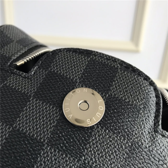 Louis Vuitton DOPP KIT TOILET POUCH Damier Graphite High