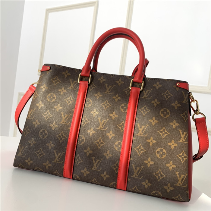 Louis Vuitton Soufflot MM Bag Monogram Canvas Red High