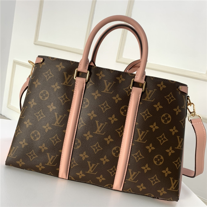 Louis Vuitton Soufflot MM Bag Monogram Canvas Pink High