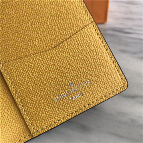 Louis Vuitton POCKET ORGANIZER Monogram Eclipse Yellow High