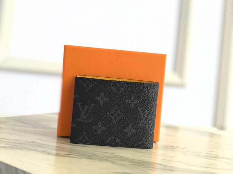 Louis Vuitton MULTIPLE WALLET Monogram Eclipse Yellow High