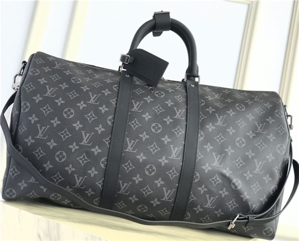 Louis Vuitton KEEPALL BANDOULIÈRE 50 Monogram Eclipse High