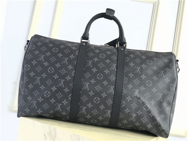 Louis Vuitton KEEPALL BANDOULIÈRE 50 Monogram Eclipse High