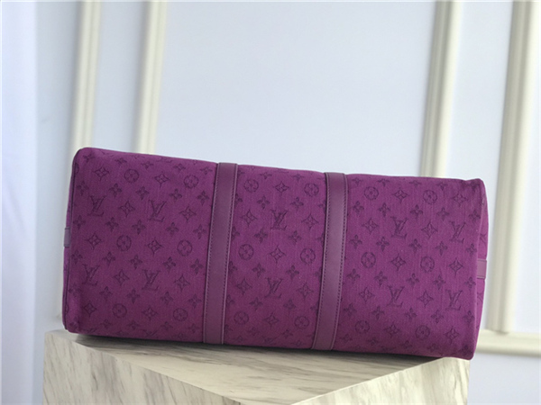 Louis Vuitton KEEPALL BANDOULIÈRE 50 Denim Purple High