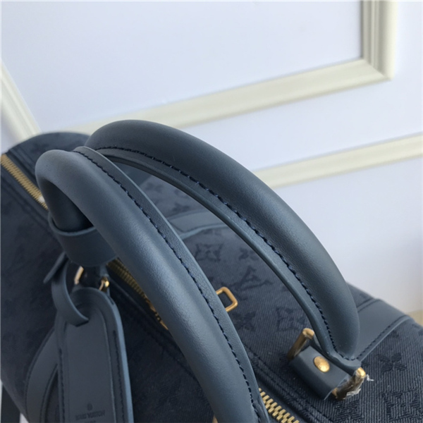 Louis Vuitton KEEPALL BANDOULIÈRE 50 Denim Navy High