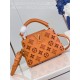 Louis Vuitton Capucines Mini Calfskin leather embroidery Saffron Yellow M22922/M22863 High