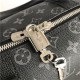 Louis Vuitton KEEPALL BANDOULIÈRE 45 Taiga Black High