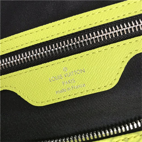 Louis Vuitton KEEPALL BANDOULIÈRE 45 Taiga Lemon High