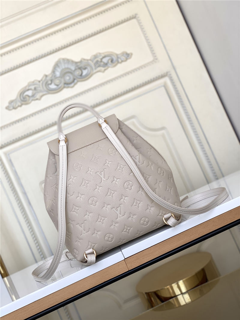 Louis Vuitton MONTSOURIS BACKPACK Monogram Empreinte Creme High