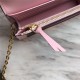 Louis Vuitton FLORE CHAIN WALLET Rose Ballerine High