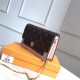 Louis Vuitton FLORE CHAIN WALLET Rose Ballerine High