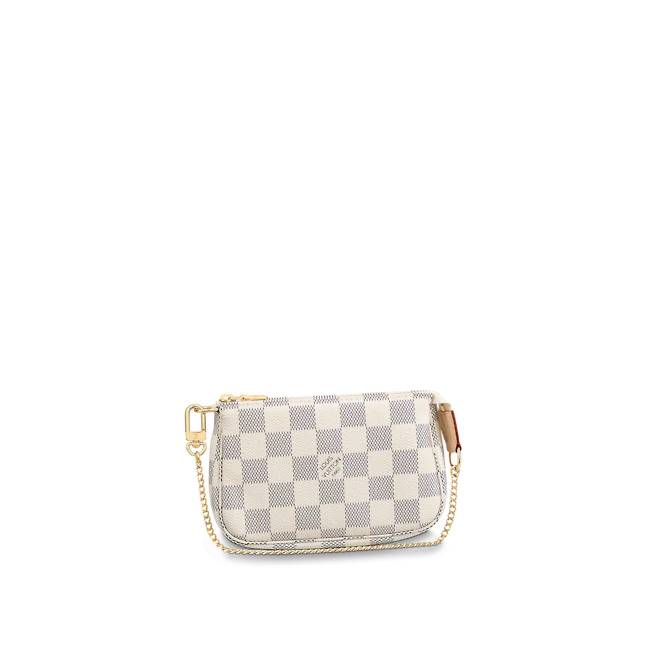 Louis Vuitton MINI POCHETTE ACCESSOIRES Damier Azur High