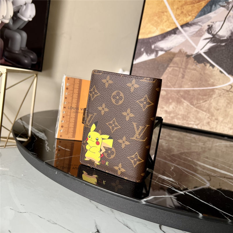 Louis Vuitton SMALL RING AGENDA COVER Monogram Pokemon High