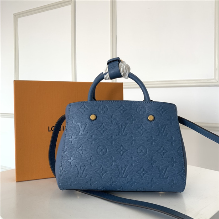 Louis Vuitton MONTAIGNE BB Monogram Empreinte Blue High