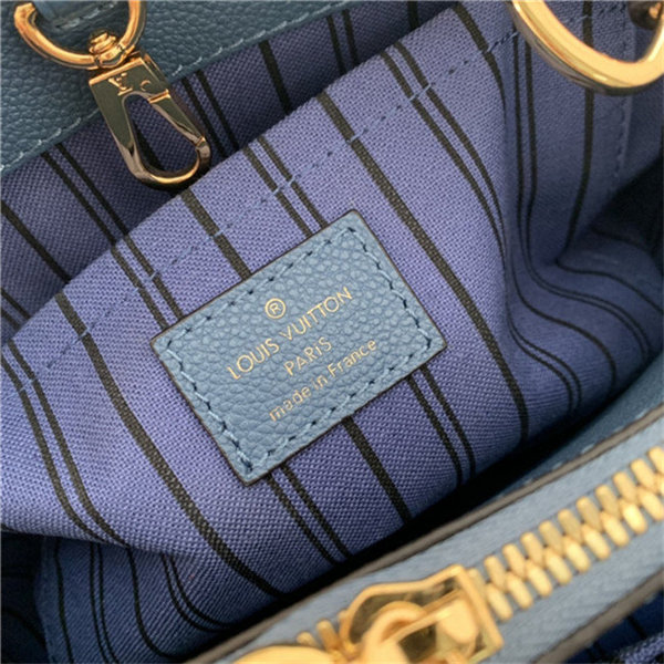 Louis Vuitton MONTAIGNE BB Monogram Empreinte Blue High