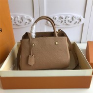 Louis Vuitton MONTAIGNE BB Monogram Empreinte Taupe High