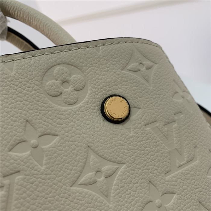 Louis Vuitton MONTAIGNE BB Monogram Empreinte Creme High