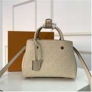 Louis Vuitton MONTAIGNE BB Monogram Empreinte Creme High