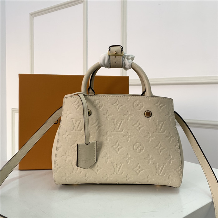 Louis Vuitton MONTAIGNE BB Monogram Empreinte Creme High